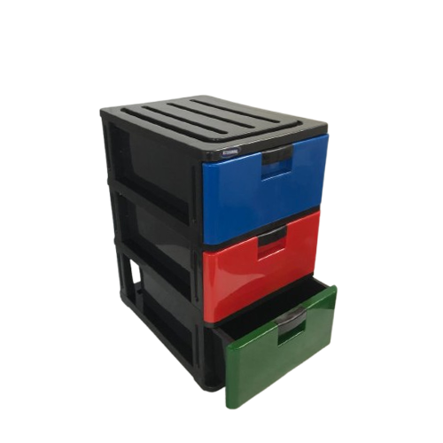 1763-Wheel Drawer Set 3pc